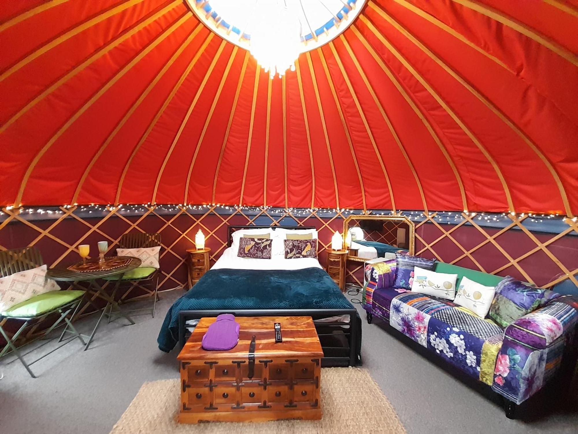 Orchard View Yurt & Hot Tub Somerset Weston-super-Mare Exterior photo